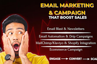manage email marketing campaigns, newsletter and shopify campaign