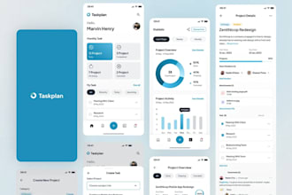 develop task management app, project management, productivity mobile app