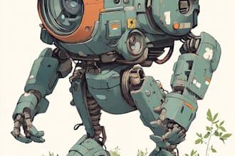making anime, mecha, pop art ,fan art and original character