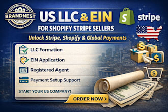 create US llc and ein for nonresident founders shopify stripe sellers amazon