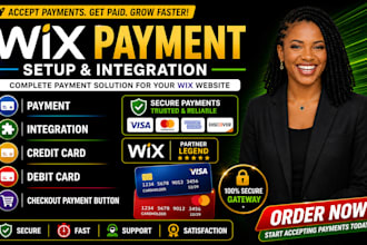 setup wix payment, integration, credit, debit card, checkout payment button