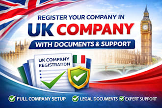 register UK company with documents and full support
