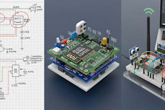 build hardware prototype, schematic and pcb for iot and embedded systems