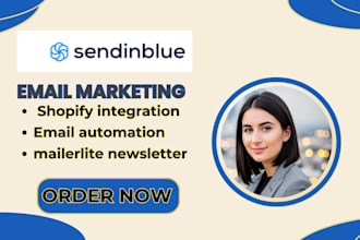 integrate sendinblue with shopify woocommerce automate email marketing