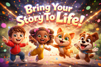 create 3d pixar style ai animation video 3d ai cartoon 3d pixar ai animation