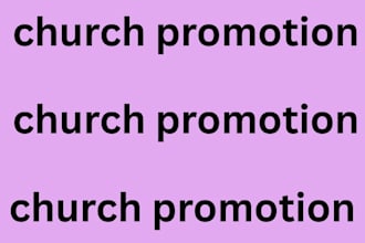 promote your church to targeted audience