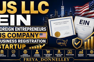 register your US llc and get ein for foreign entrepreneurs