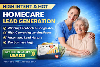 home care leads home care home care website elderly care leads home care logo