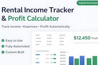 build rental income and expense tracker real estate profit calculator in excel