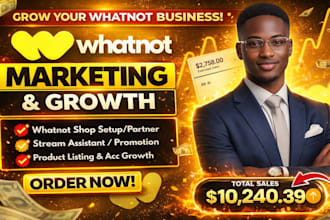 be your whatnot expert, boost whatnot views and sales with whatnot promotion