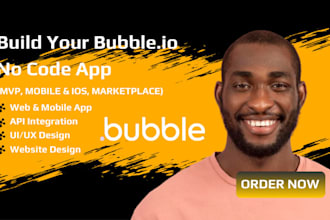 develop bubble mvp marketplace app car rental listing app bubble car booking app