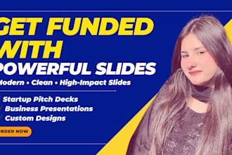 be your pitch deck presentation designer and writer