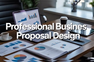 do professional business proposal design for investors, corporates, startups