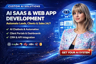 build custom ai saas full stack website application for insurance and consultant
