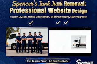 junk removal cleaning website handyman website pressure washing