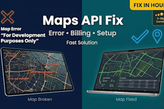 fix google maps API errors fast for your website or app