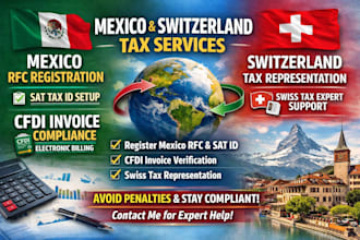 register mexico rfc sat and provide switzerland tax representation