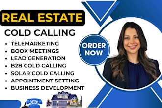 real estate cold calling appointment setting b2b sales outreach lead generation