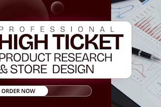 shopify high ticket product research winning product shopify dropshipping store