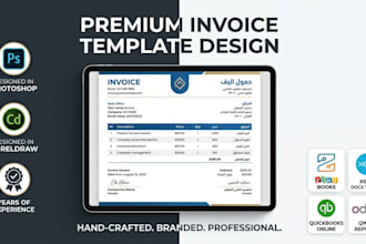 design custom zoho books invoice templates and professional bilingual layouts