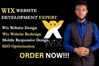 design wix website, wix website redesign, wix seo, wix website development