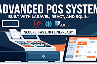 develop your pos point of sale system with laravel, react and sqlite