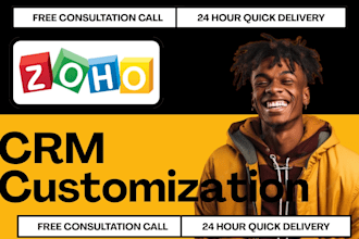 zoho one setup, deluge scripting for custom functions, and zoho creator for buil