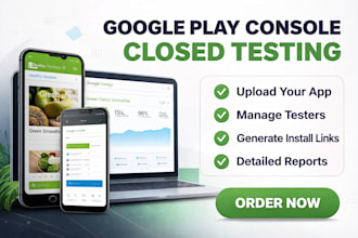 provide 12 testers closed testing 20 testers mobile app testing 12 testers