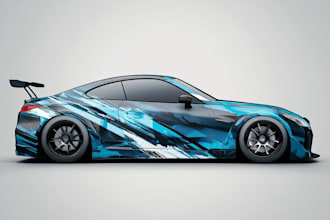 make a awesome car wrap, van wrap any vehicle wrap