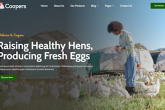 generate crop farm, poultry, dairy, fish farm leads and build website