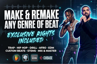 remake any song and produce exclusive beats with full rights