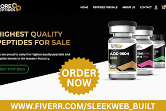 build fda compliant peptide website research peptide store woocommerce peptide