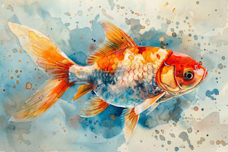 create a custom watercolor illustration
