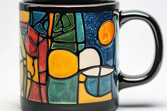 create designs for mugs, tote bags, tumblers and bottles