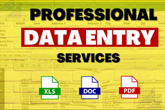 do data entry microsoft excel