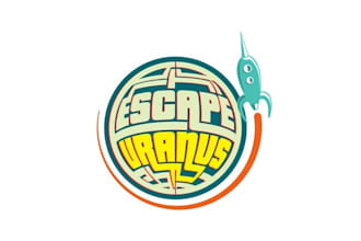 design modern super escape uranus logo