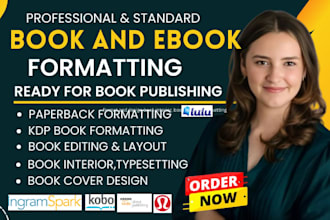 format and design book interior, book layout, typesetting