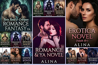 beta read and critique romance fantasy ya adult or erotica novel as beta reader
