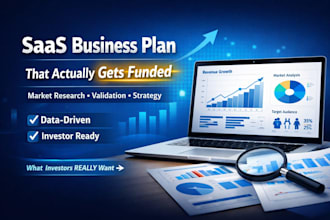 write a saas business plan market research and validation plan