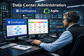 install and administer data center with confluence setup and agile support