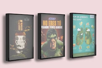 create professional flyers and photomontages