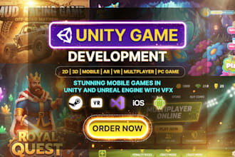 develop stunning mobile games in unity and unreal engine with vfx