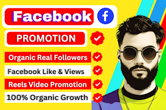 do organic facebook page promotion for page marketing grow followers