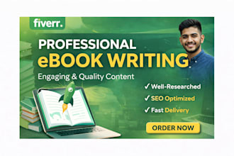 write a professional ebook or kindle book in any niche