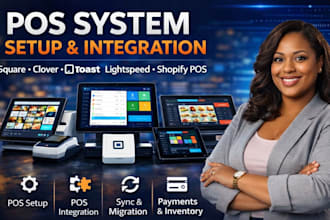 setup toast pos shopify clover lightspeed pos restaurant retail inventory sync