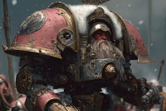 create a warhammer 40k character art