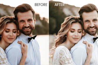 do professional photo editing retouching  and color correction