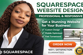 create squarespace ecommerce website or online store