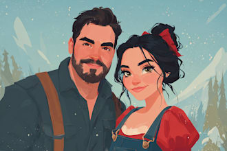 making a professional disney family portrait