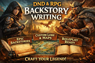 dnd character backstory writing rpg storytelling fantasy writing fantasy map